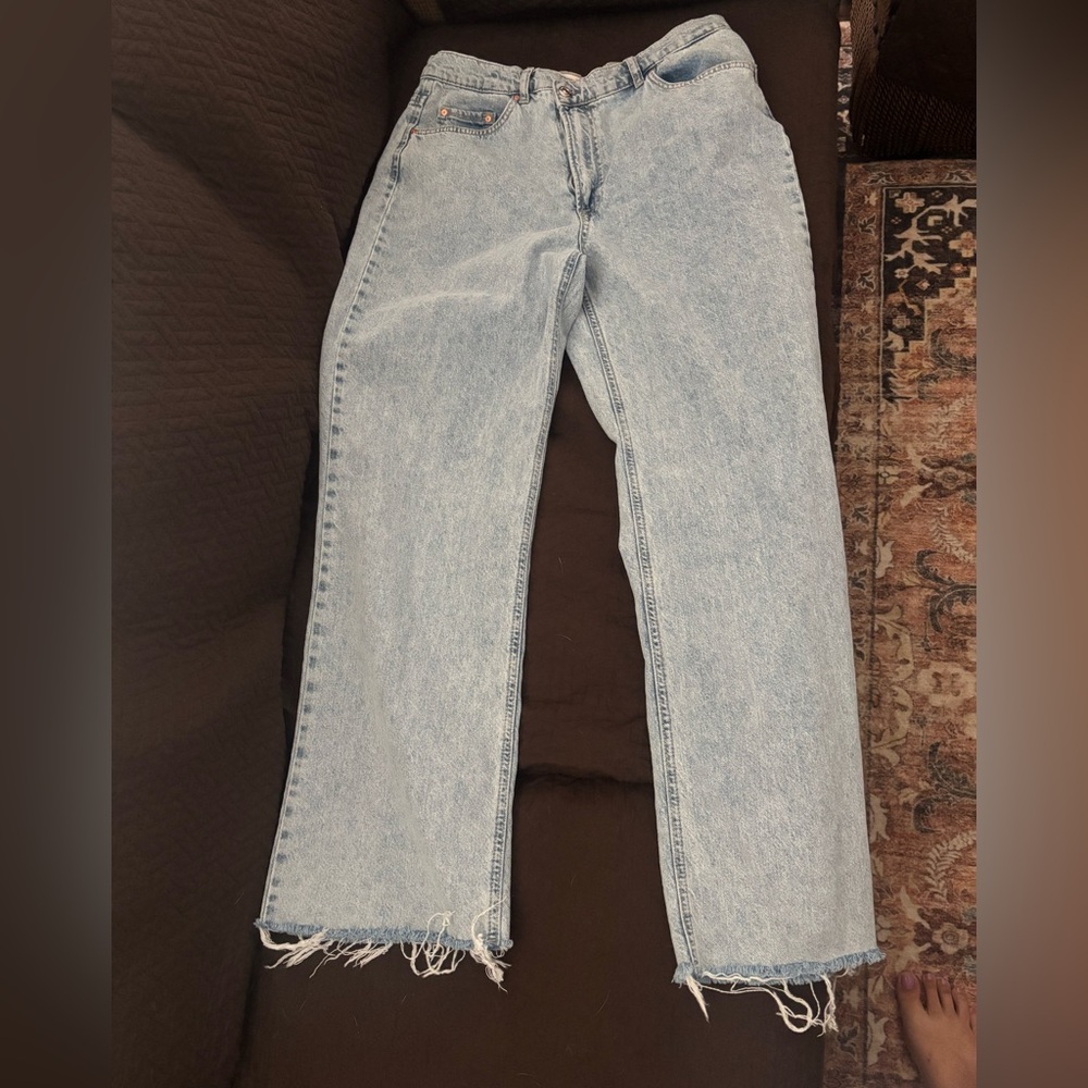 Stradivarius Crossover Straight Leg jeans